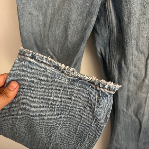 Abercrombie & Fitch The 90s Straight Ultra High Rise Curve Love Jeans-Size 27 - Picture 4 of 7